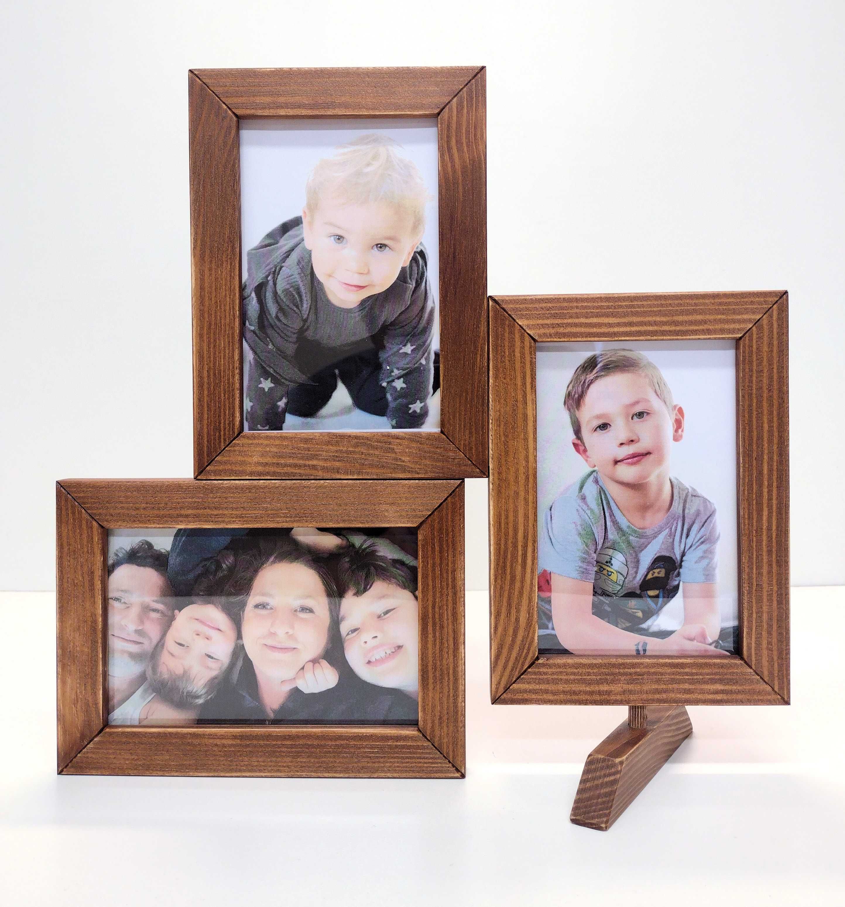 Ramka ramki na Zdjęcia Drewno sosnowe Fotografia Multirama 10x15cm