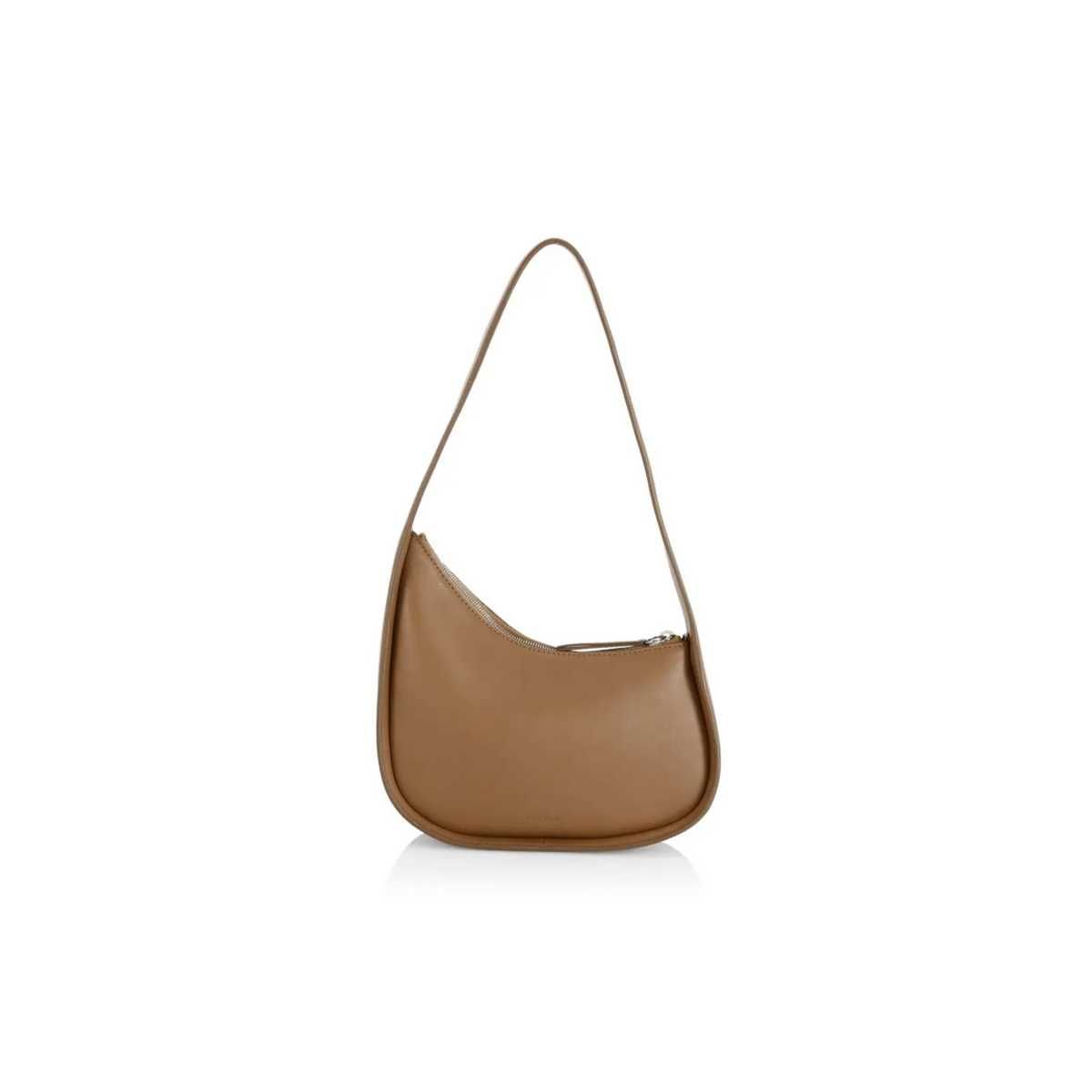 Сумка The Row Half Moon Leather Shoulder Bag Camel