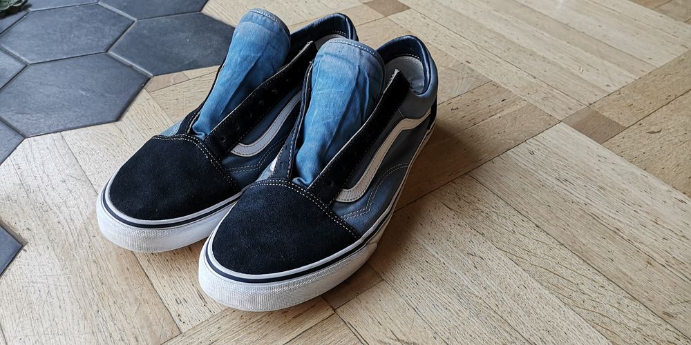 Vans Old Shool 47 niebieskie Vansy mało używane