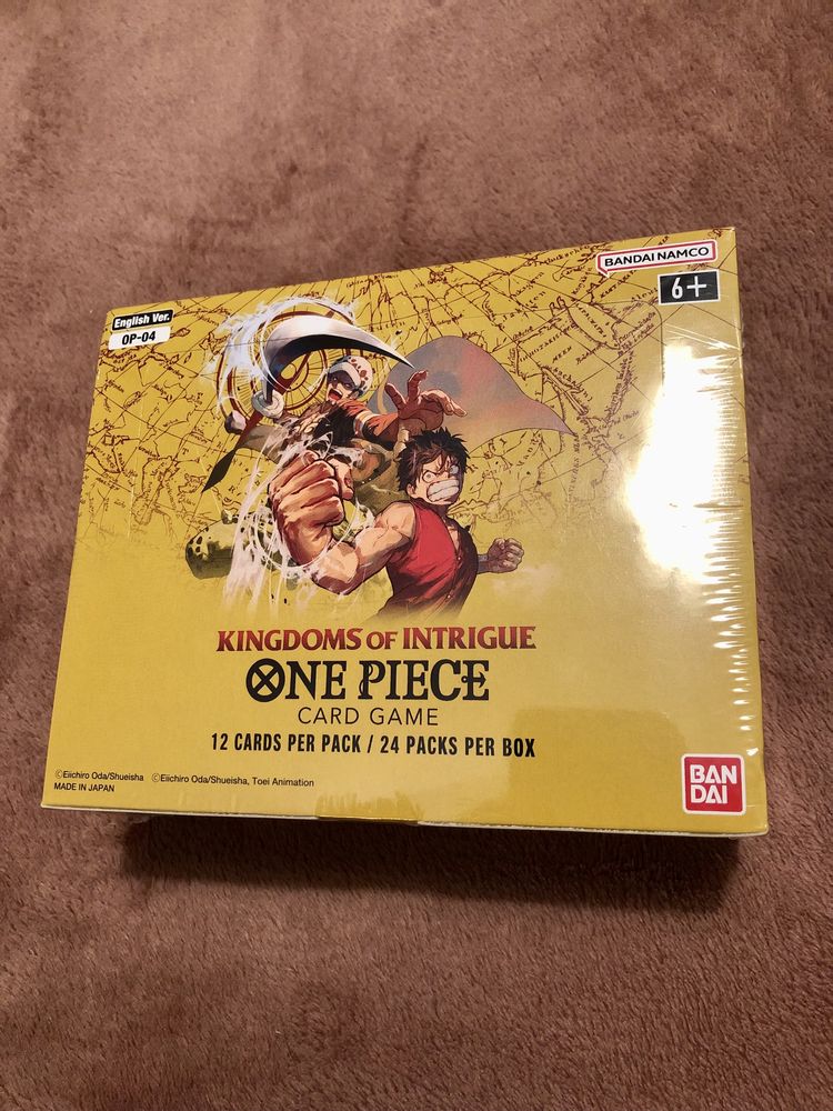 Caixa selada One Piece OP04 Kingdoms of Intrigue Ingles
