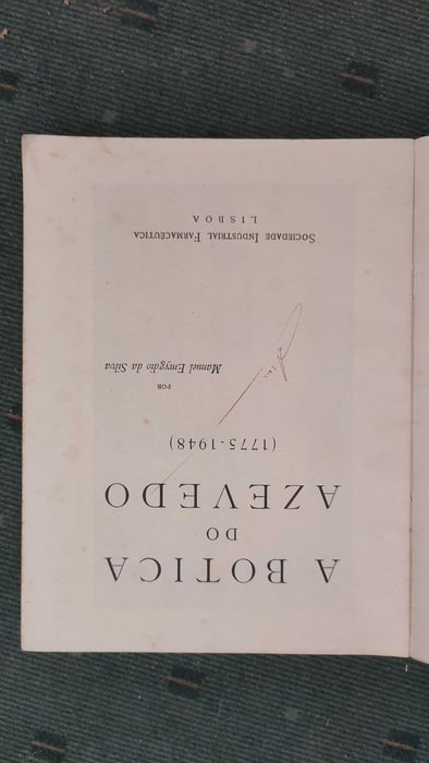 A Botica do Azevedo (1775/1948)