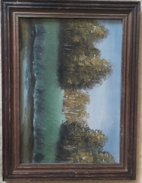 Картина с объемными рельефными элементами.Размер 40*90*5