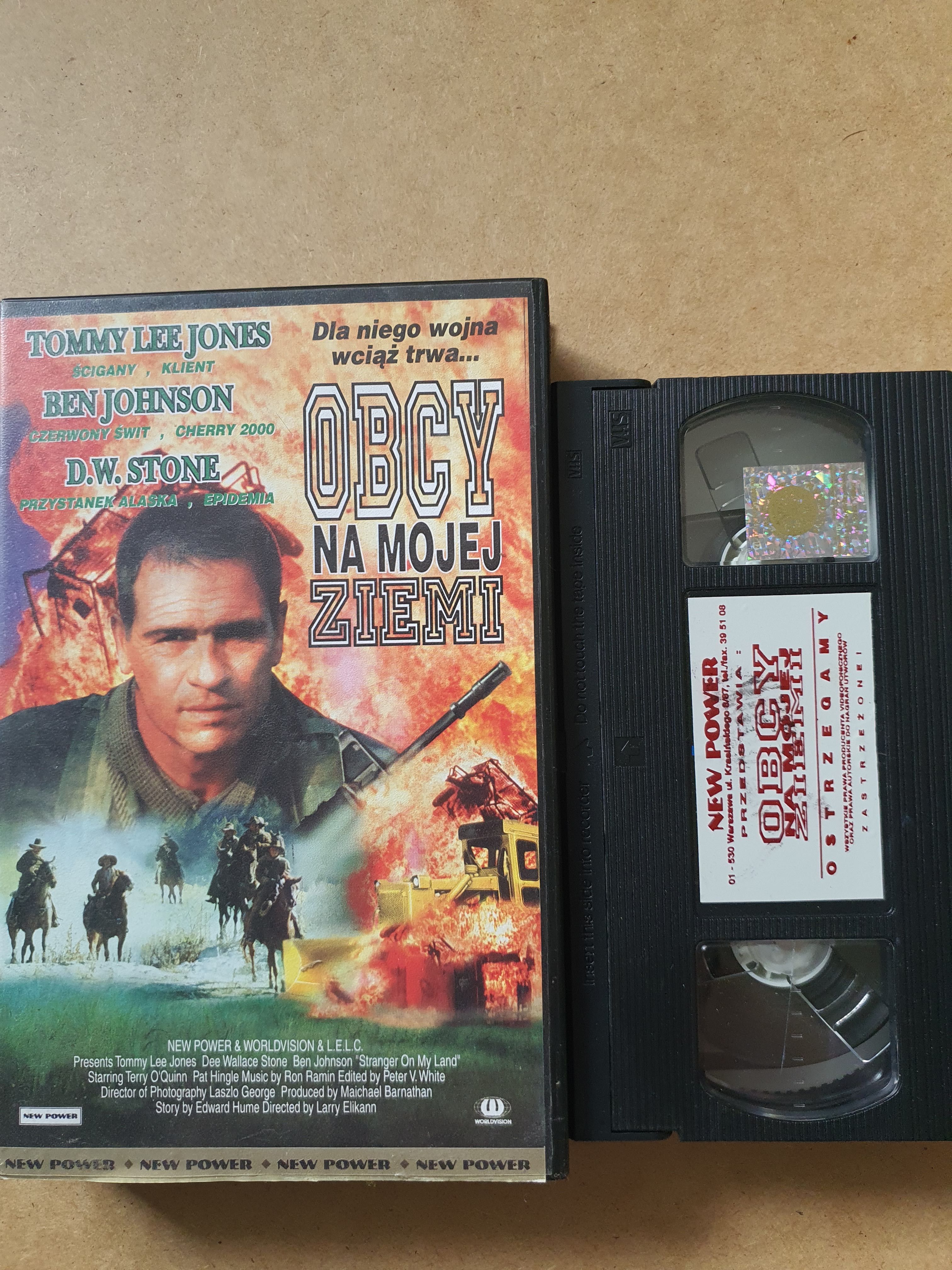 Obcy na mojej ziemi - film VHS