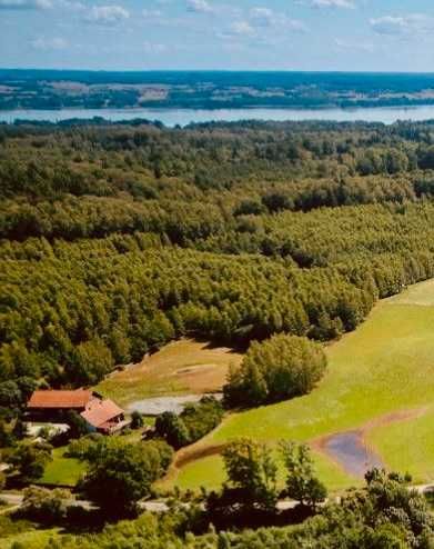 Domek na Warmii i Mazurach z sauną i banią, okolice jeziora Dadaj