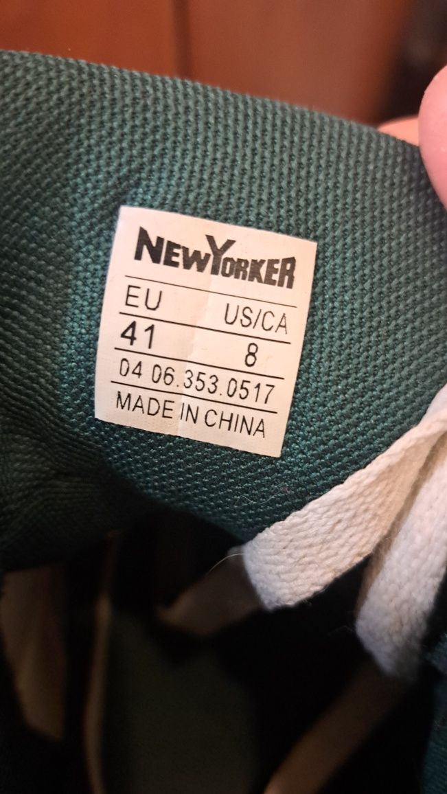 Buty  typu high  zielono białe rozm. 41
