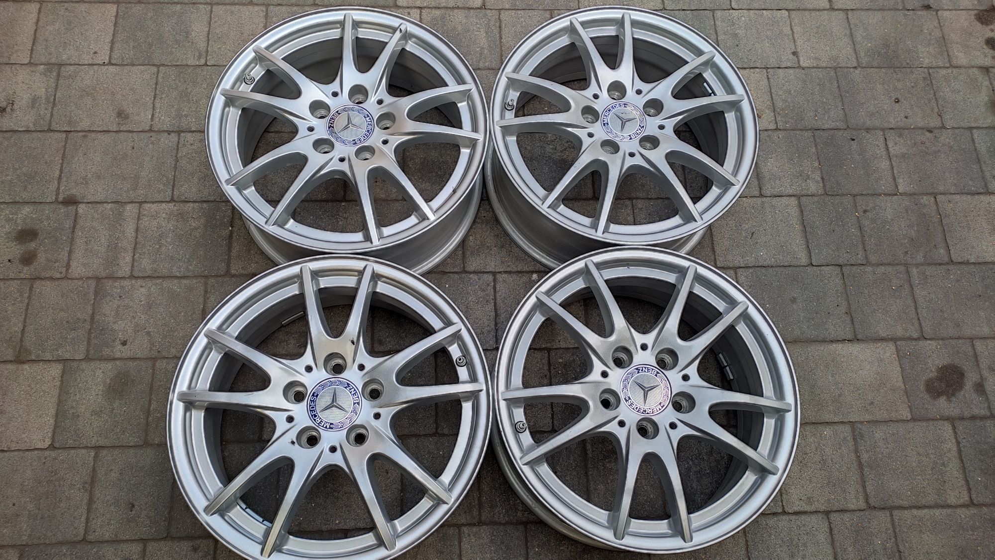 Felgi Mercedes VW audi skoda seat 16 cali 6.5J ET49 5x112 Ori czujniki