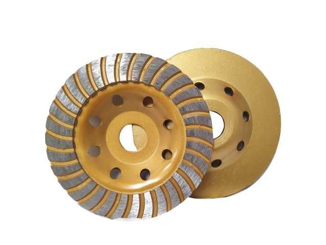 Tarcza GARNKOWA DIAMENTOWA do Szlifowania BETONU KAMIENIA 115 mm Turbo