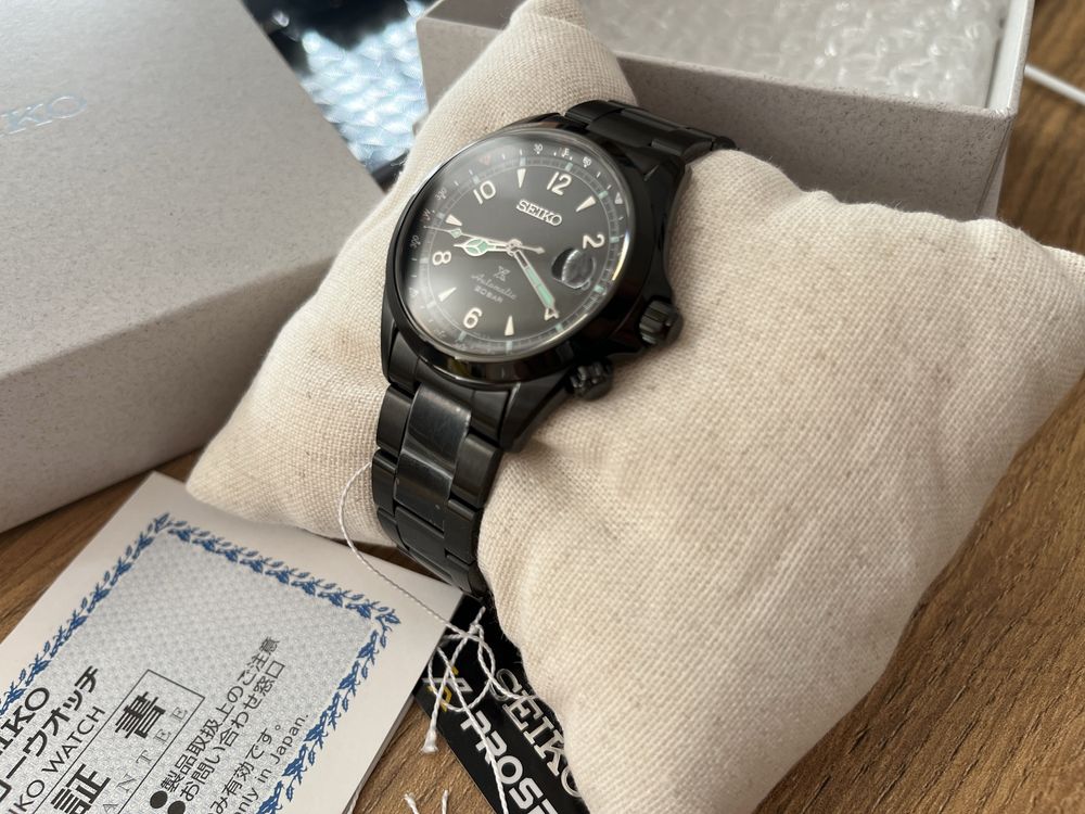 Seiko PROSPEX Alpinist Night Vision Black SPB337 Limited Edition