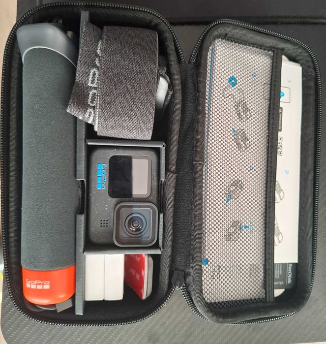 GoPro HERO 12 Black + zestaw akcesoriów + 256GB – jak nowa!