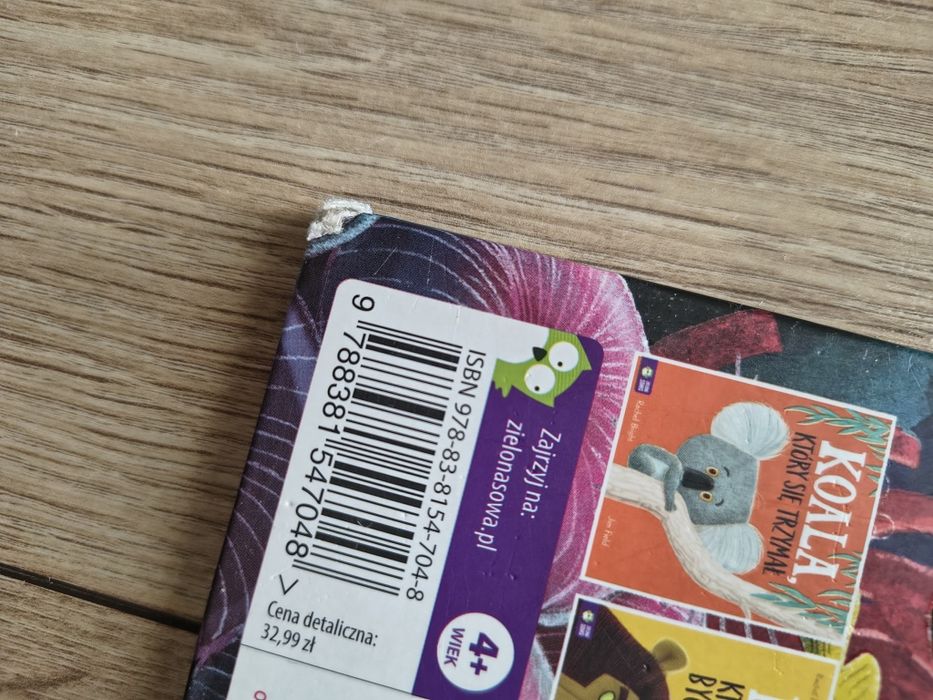 Książka dla dzieci "Wieloryb, który chciał więcej" stan bdb