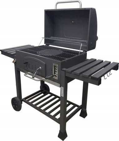 Grill Węglowy Activa Angular XXL Chromowany MR Garden