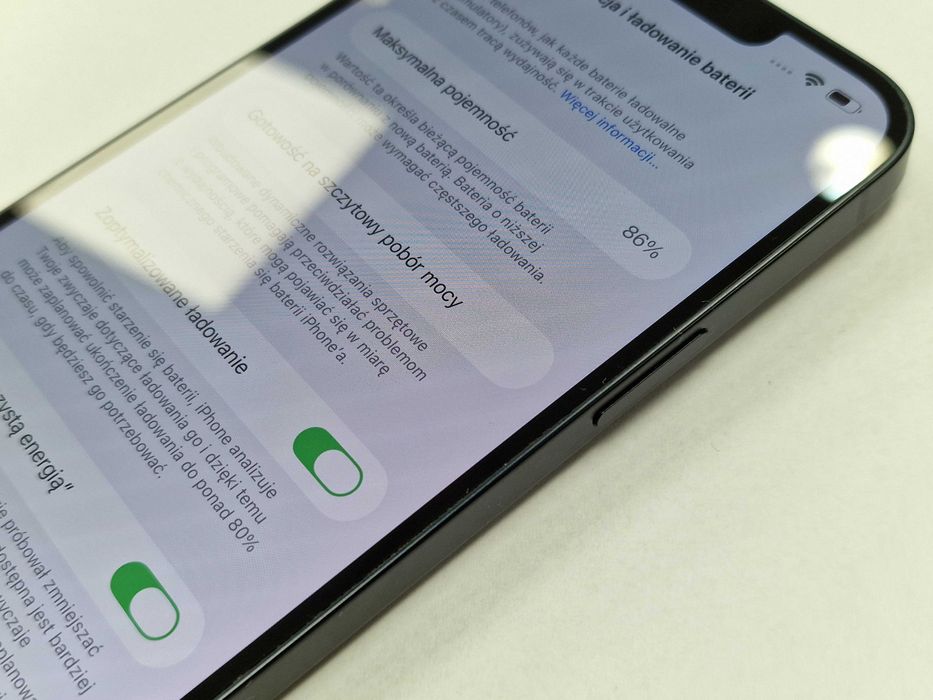 Iphone 14 Plus 128GB/ A2886/ Midnight/ BAT 86%/ Grade A- + ładowarka
