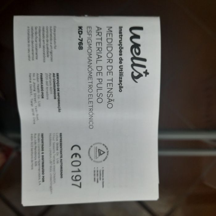 Aparelho para medir a tensão arterial