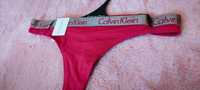 Majtki damskie CK Calvin Klein stringi S figi bikini