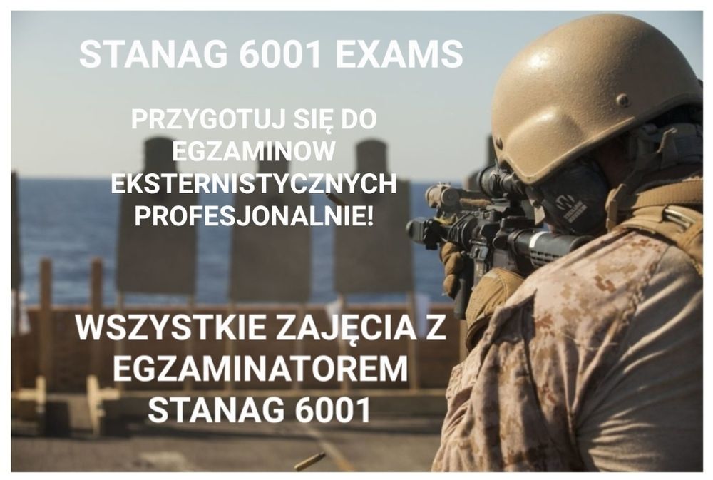 STANAG 6001 korepetycje język angielski egzaminy