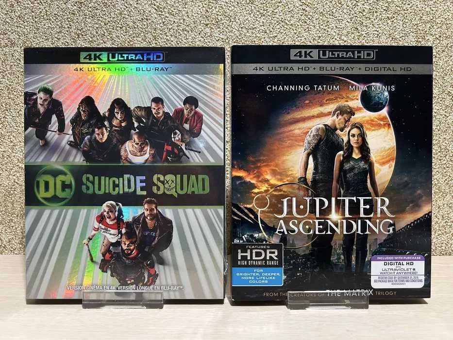 4K UHD HDR Blu-ray Аквамен/Человек из стали/Отряд самоубийц