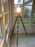 Lampa designerska retro antyk reflektor deSoto svenska bilfabriken