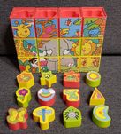 Klocki, puzzle, foremki do ciastoliny