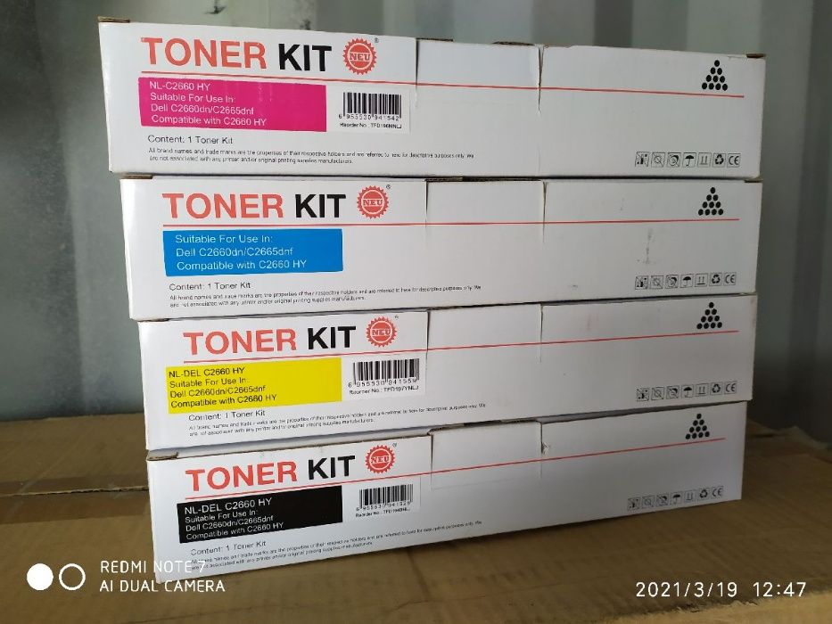 Nowy Toner 593-BBBR KIT Dell C2660 HY C2660dn C2660 dnf 593-BBBR