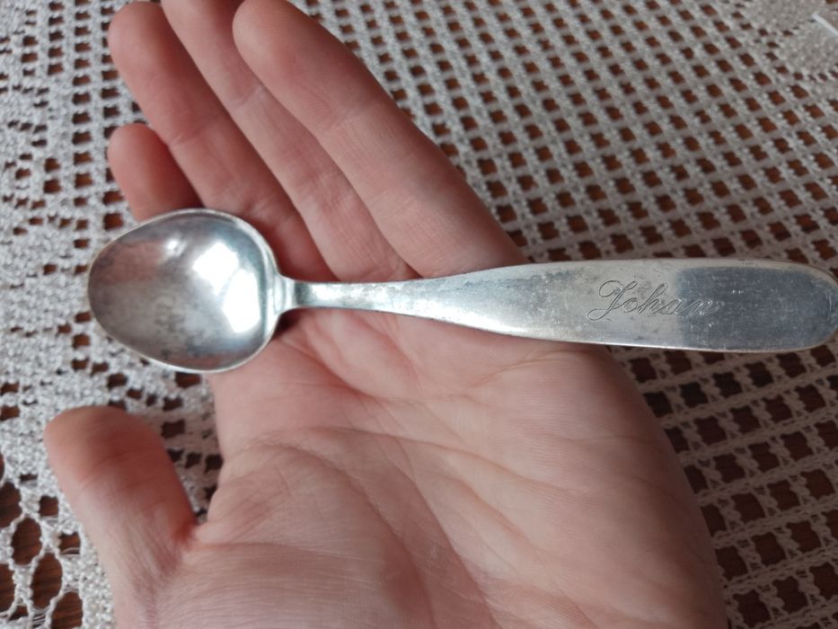 Łyżeczka posrebrzana vintage