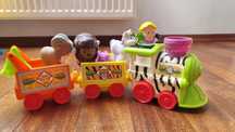 Pociąg safari Fisher Price Little People edukacyjna zabawka malucha