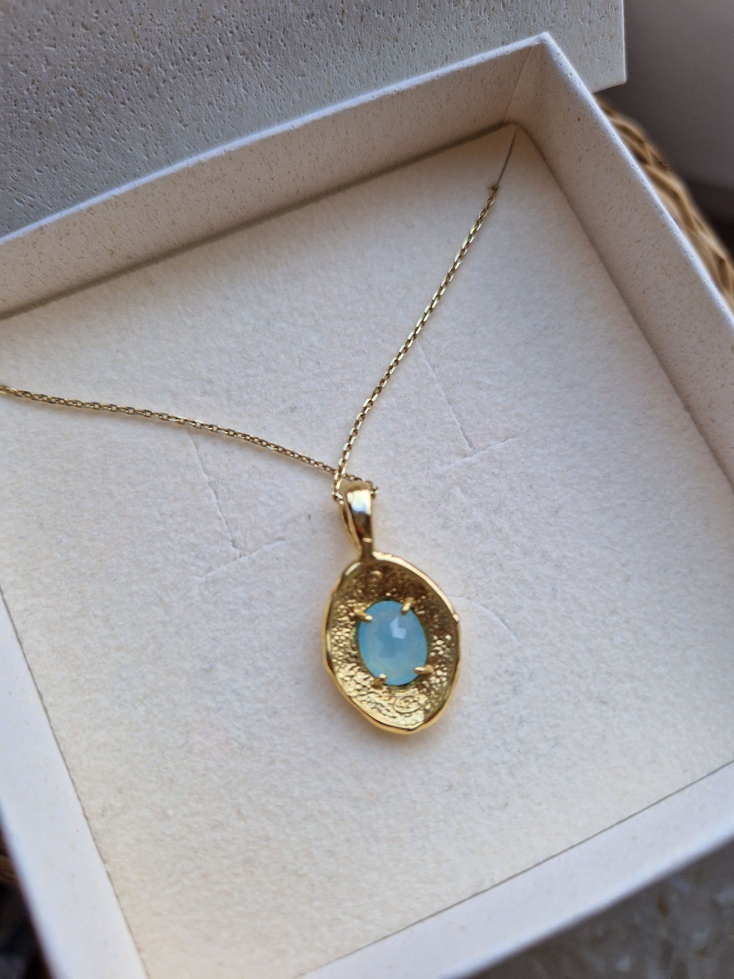 Nowy naszyjnik PD Jewellery Paola jewelry Jolly Blue srebro pozłacane