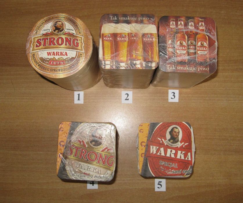 Podstawki pod piwo Warka