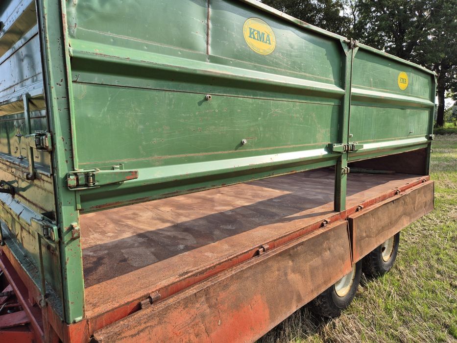 Przyczepa tandem 11 ton 3 strony