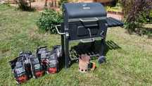 Grill Kaminer + komin + węgiel gratis