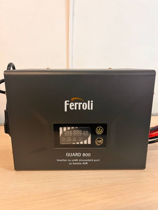 Безперебійник Ferroli GUARD 800 480W 800VA 15А чиста синусоїда
