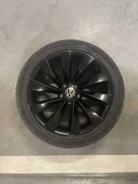 4x felgi Interlagos czarne 18”, 5x112, ET41 + opony letnie