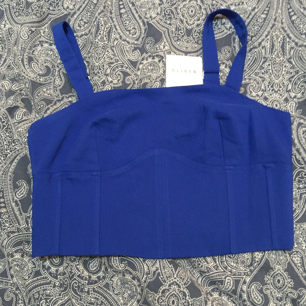 Mohito top niebieski gorset 36 S - M nowy