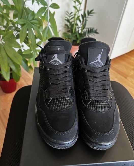 New Nike Air Jordan 4 Retro Black Eu 38