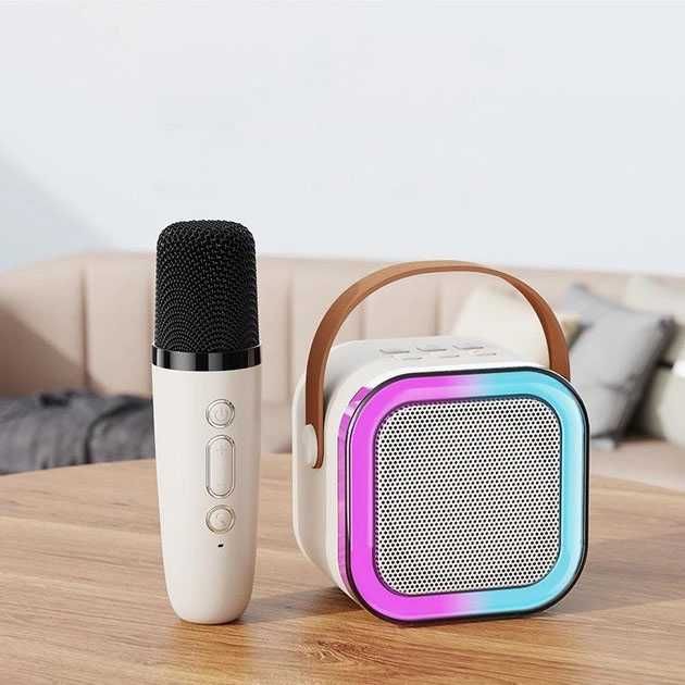 Музичний набір Колонка + Мікрофон Bluetooth з RGB Всього за 379 Грн!