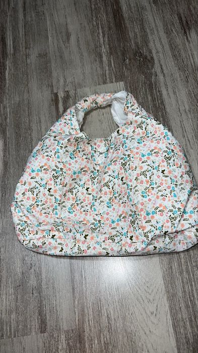 Torebka torba lretnia shopwrka damska z materiału dziewczynka plaża