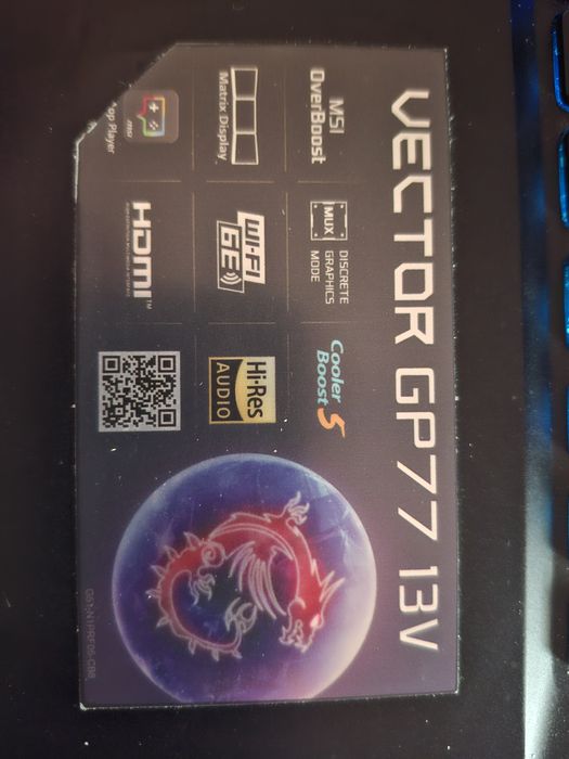 MSI Vector GP77 13V Como novo