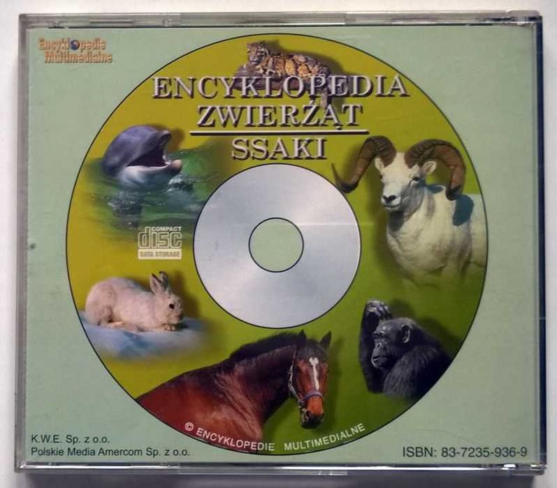 CD Multimedialna Encyklopedia Zwierząt Ssaki NOWA WARTO