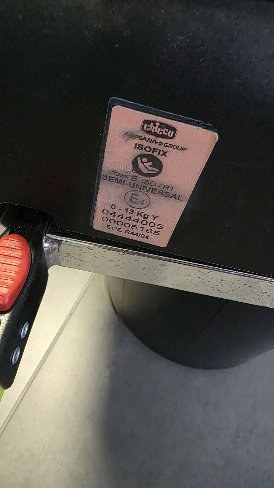 Isofix para ovo de bebé