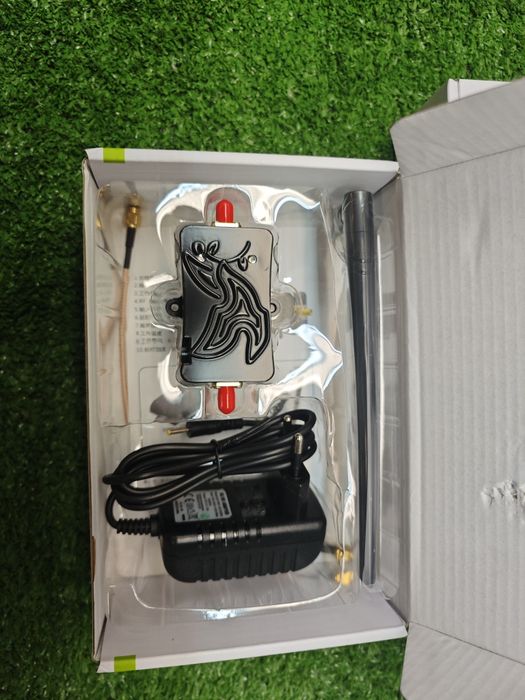 Wzmacniacz sygnału wi-fi 4w np. echosady łodzi zanętowej