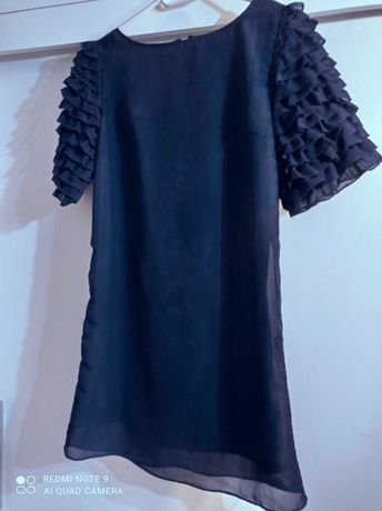 Granatowa sukienka