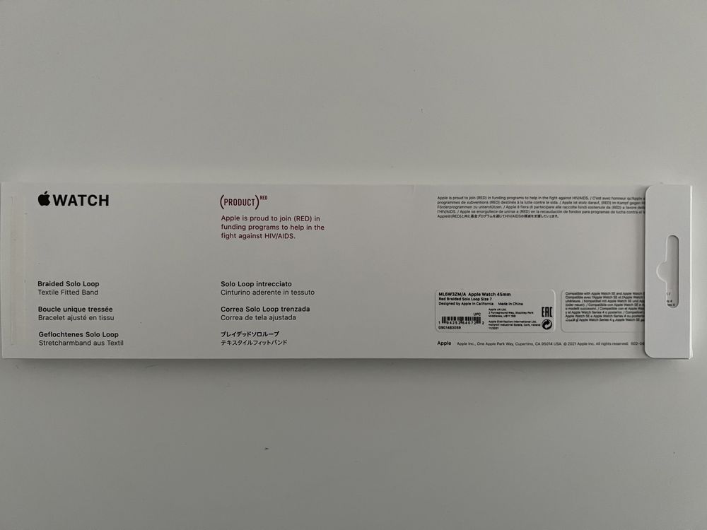 Pleciona opaska Solo do zegarka Apple 45 mm – rozmiar 7