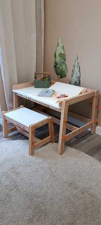 FLISAT IKEA biurko stolik i ławka krzesełko