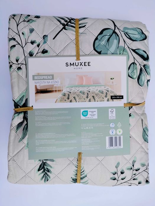 Narzuta pled koc Smukee 220x200 kwiaty łąka 644
