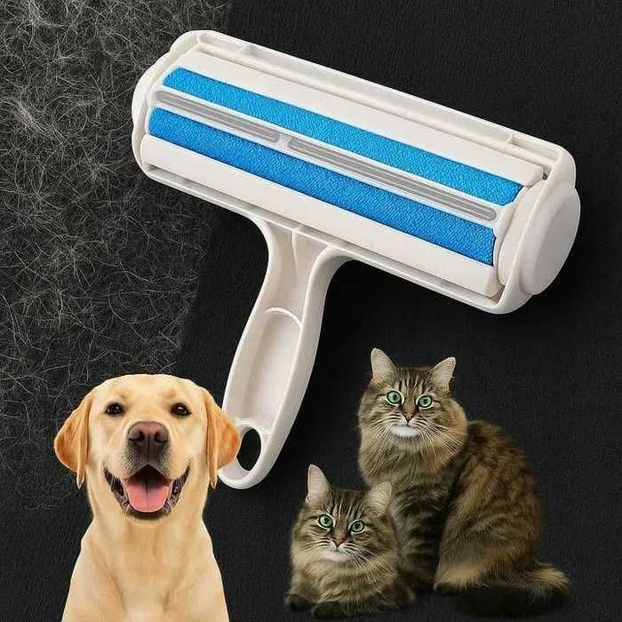 SZCZOTKA WAŁEK ROLKA do Czyszczenia UBRAŃ Zbierania SIERŚCI Psa Kota