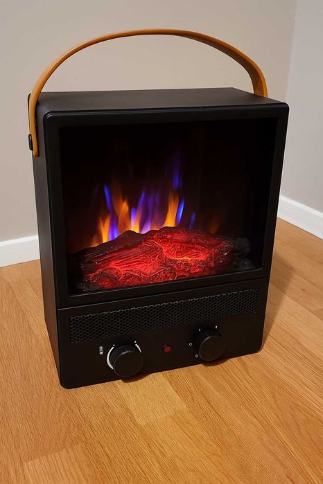 Mini kominek elektryczny LED