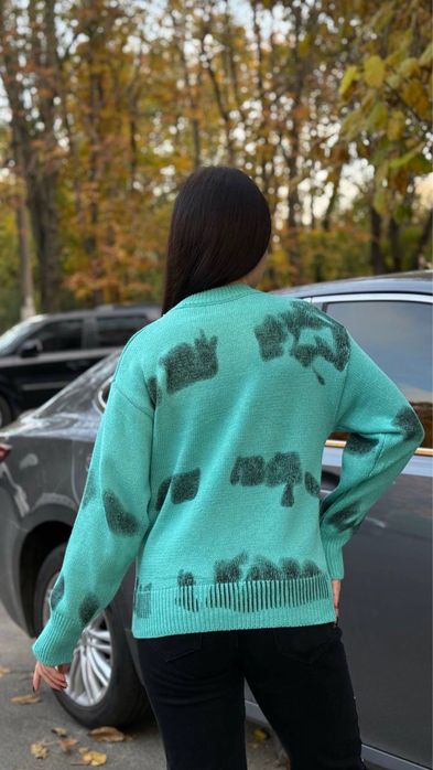 Светр жіночій бірюза