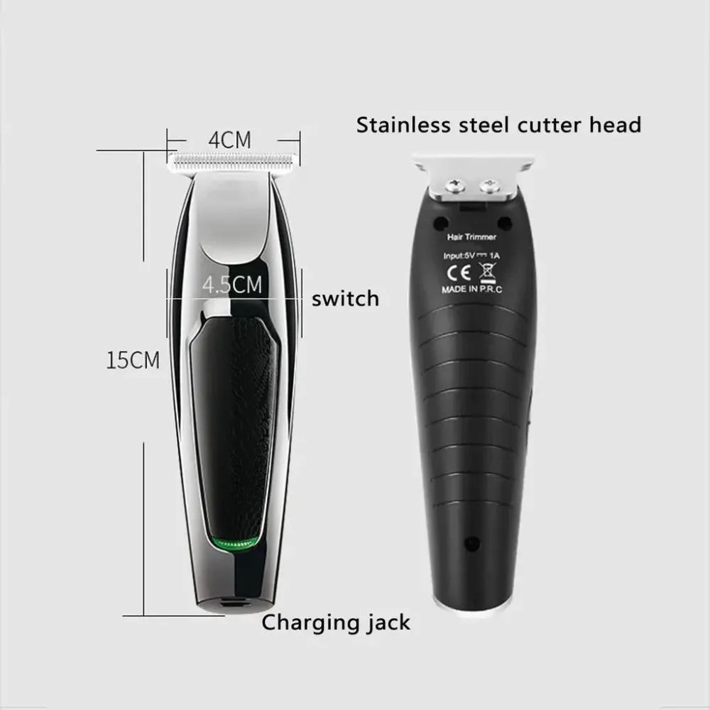 Триммер машинка для стрижки аккумуляторная волос бороды 5 насадок VGR