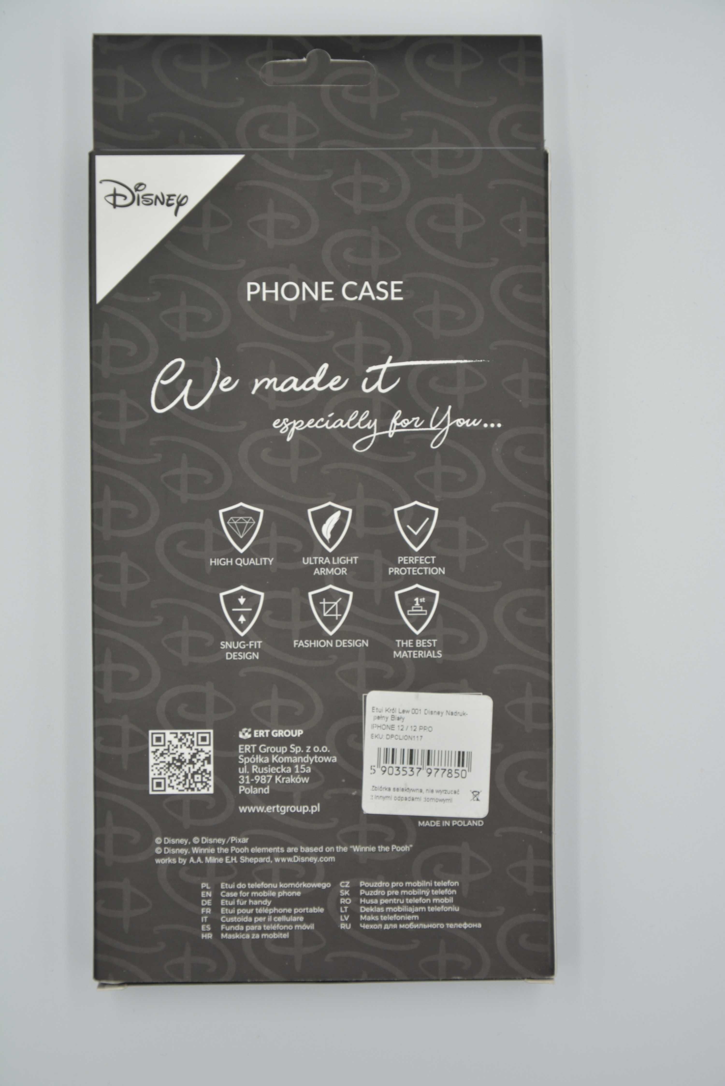 Etui plecki iPhone 12/12 Pro Disney
