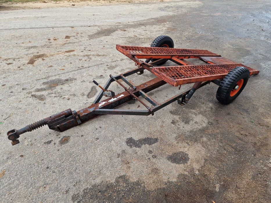 Atrelado / Reboque / Porta Máquinas Basculante - 2,28m / 1,10m