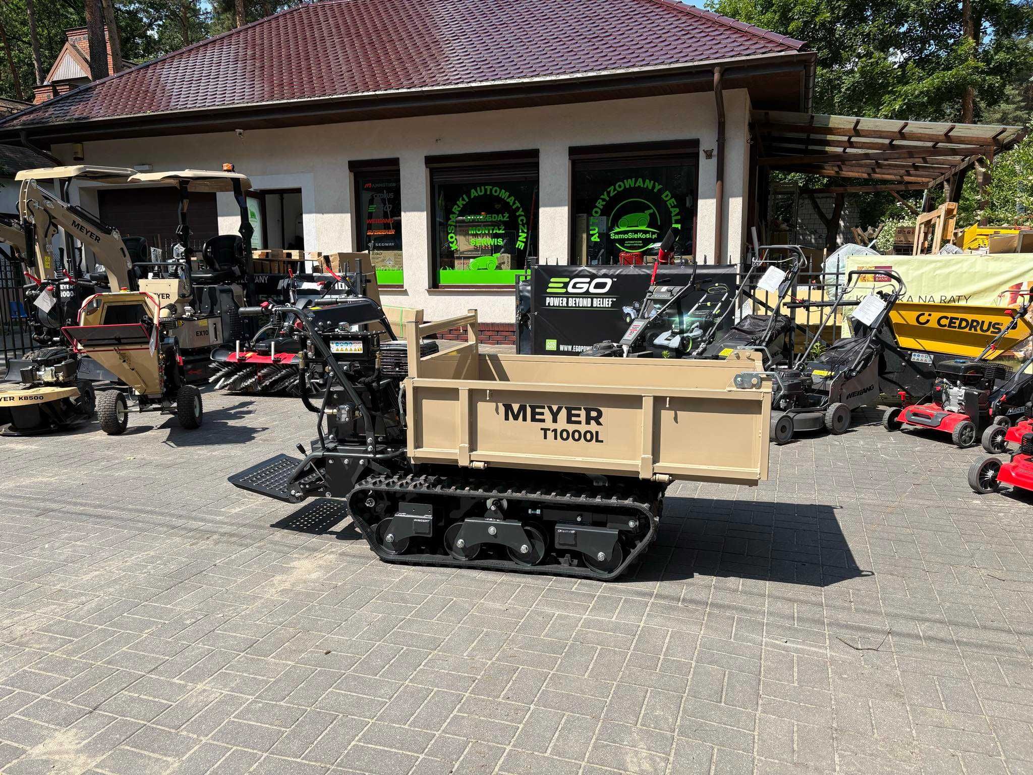 Wozidło gąsienicowe MEYER model T1000L - taczka spalinowa Cała Polska